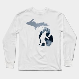 Michigan Bigfoot Long Sleeve T-Shirt